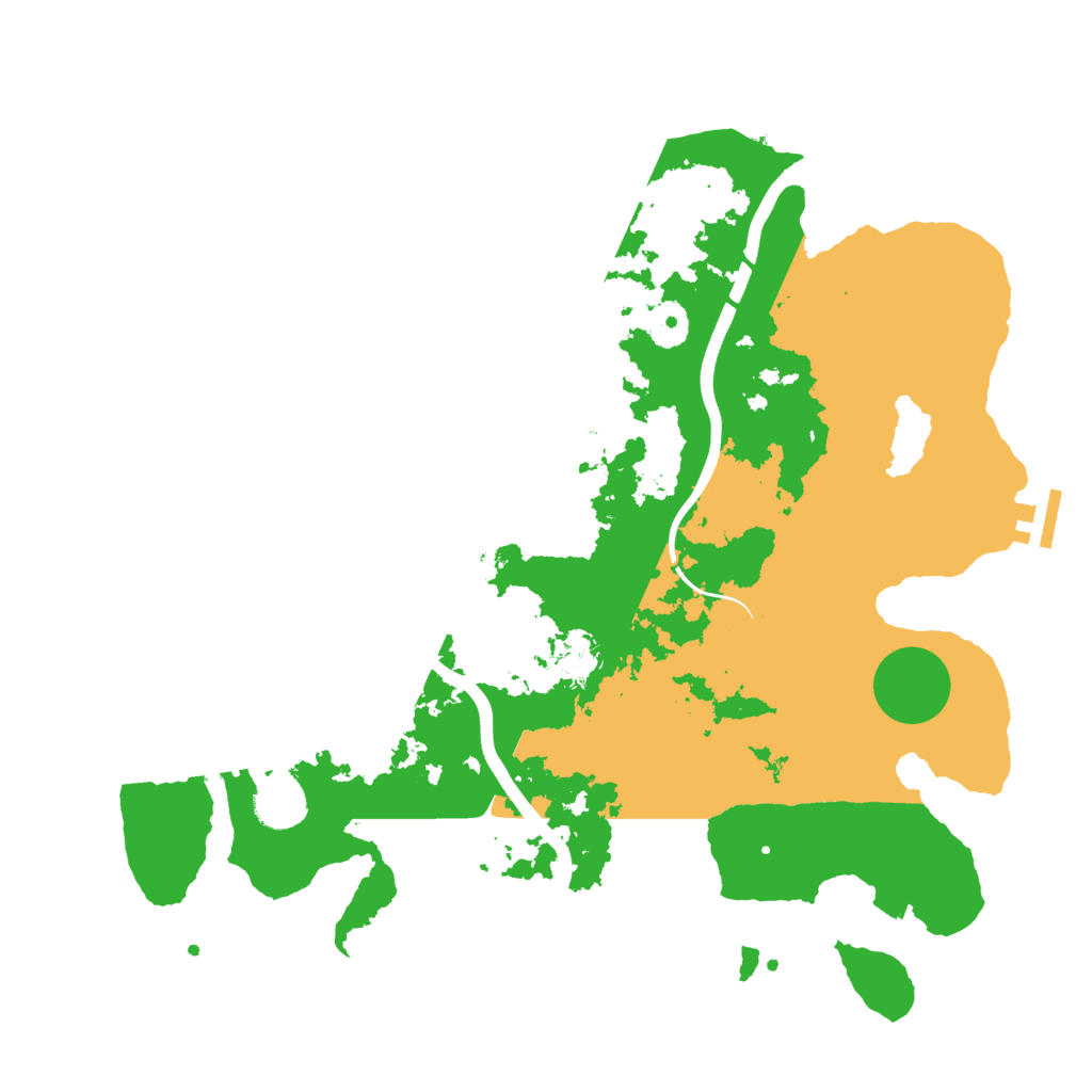 Biome Rust Map: Procedural Map, Size: 3750, Seed: 1404940601