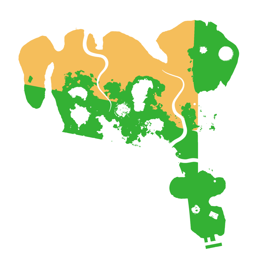 Biome Rust Map: Procedural Map, Size: 3231, Seed: 6738