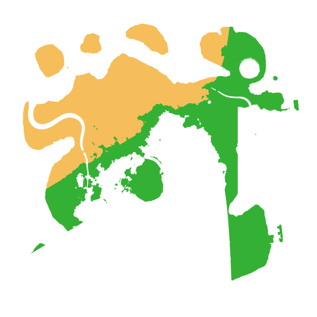 Biome Rust Map: Procedural Map, Size: 2800, Seed: 1420200256