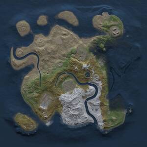 Thumbnail Rust Map: Procedural Map, Size: 2800, Seed: 1420200256, 10 Monuments