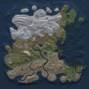 Thumbnail Rust Map: Procedural Map, Size: 4250, Seed: 1093050094, 16 Monuments