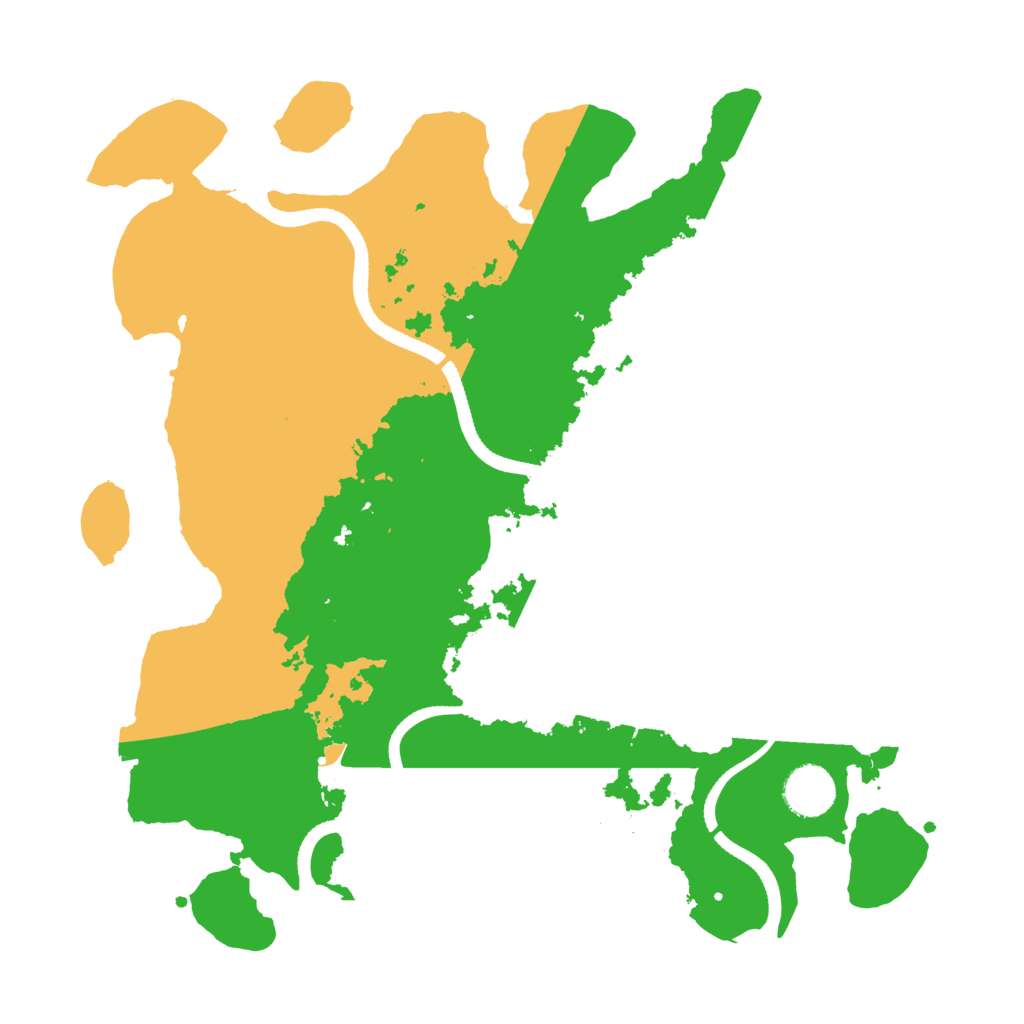Biome Rust Map: Procedural Map, Size: 3500, Seed: 567837038