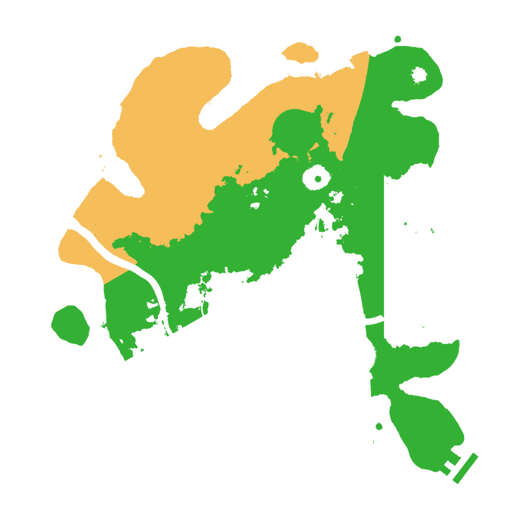 Biome Rust Map: Procedural Map, Size: 3000, Seed: 37552