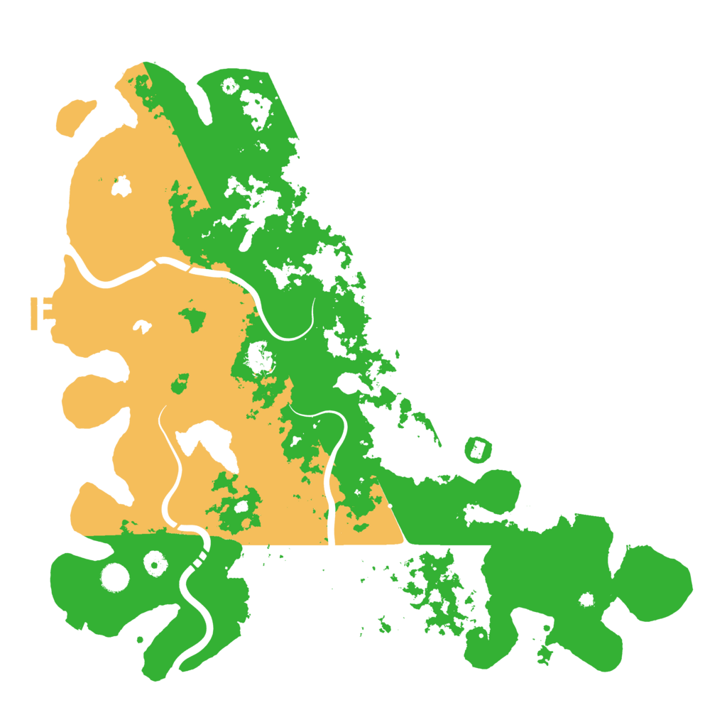 Biome Rust Map: Procedural Map, Size: 4500, Seed: 399093674