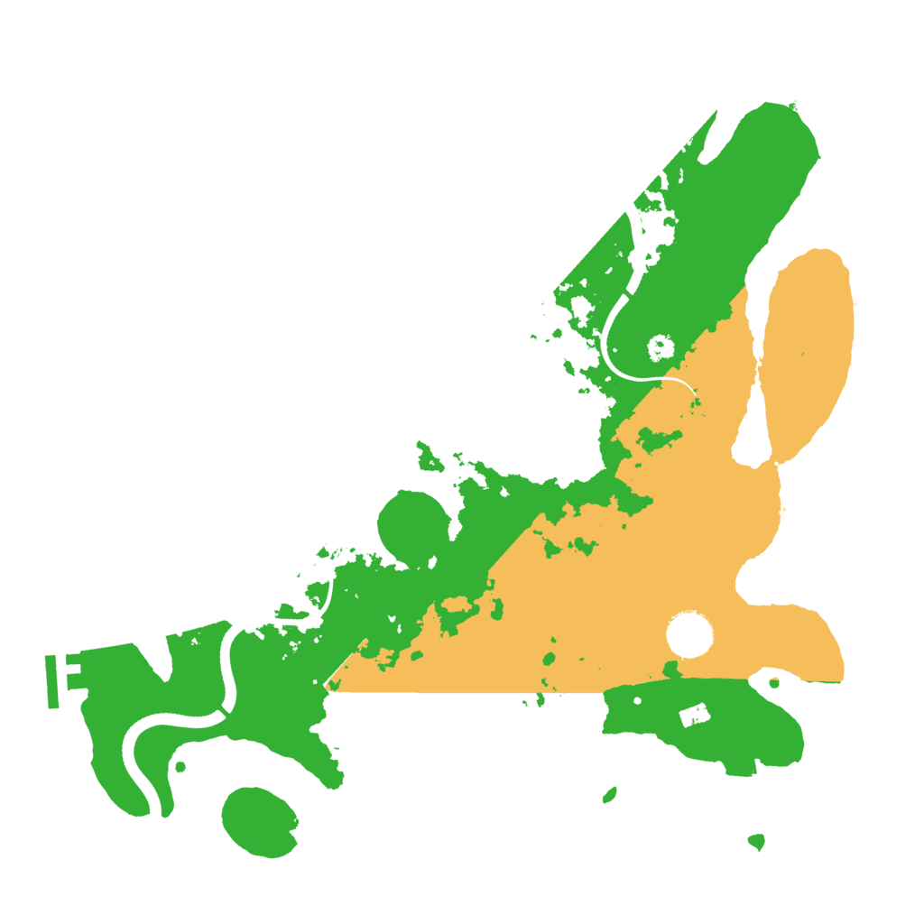 Biome Rust Map: Procedural Map, Size: 3500, Seed: 1383925412
