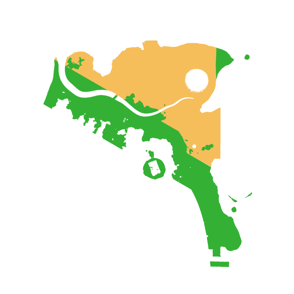 Biome Rust Map: Procedural Map, Size: 2250, Seed: 64368