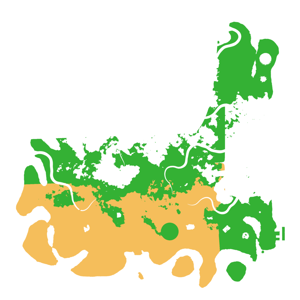 Biome Rust Map: Procedural Map, Size: 4500, Seed: 1169779821