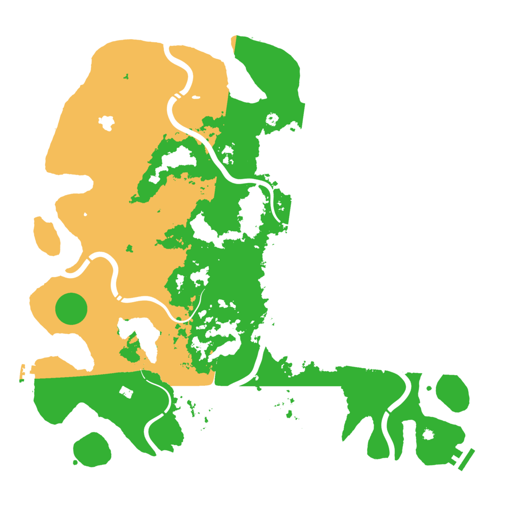 Biome Rust Map: Procedural Map, Size: 4250, Seed: 422257944