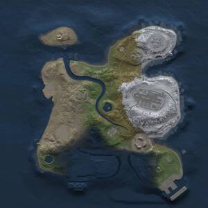 Thumbnail Rust Map: Procedural Map, Size: 2200, Seed: 364616412, 7 Monuments