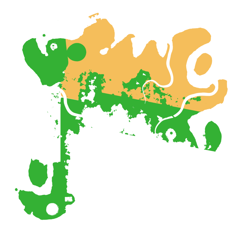 Biome Rust Map: Procedural Map, Size: 3500, Seed: 1423355739