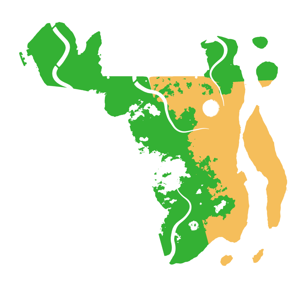 Biome Rust Map: Procedural Map, Size: 3250, Seed: 314443804