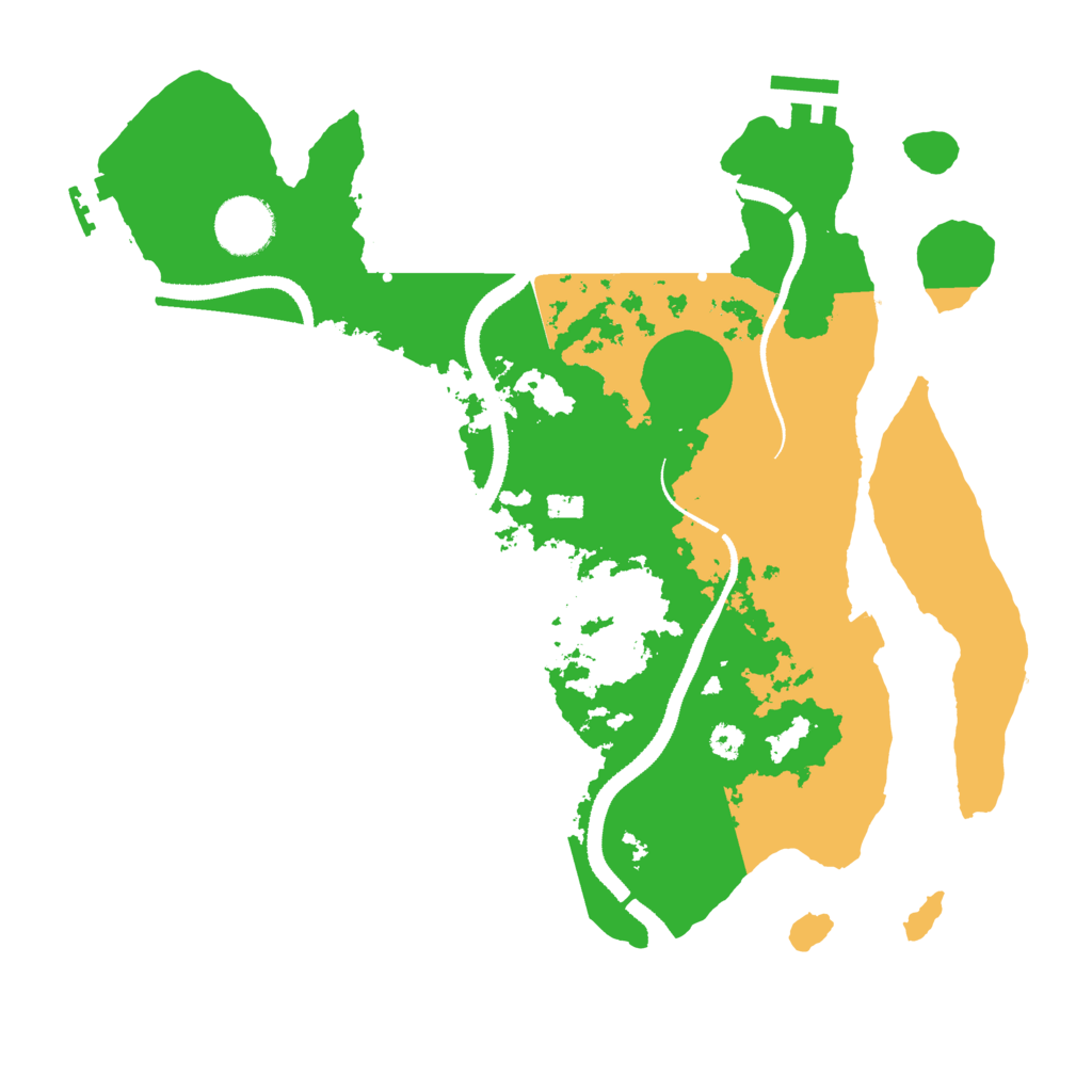 Biome Rust Map: Procedural Map, Size: 3250, Seed: 314443804