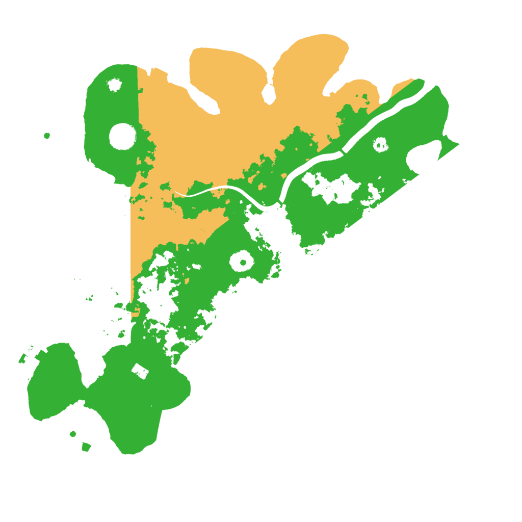 Biome Rust Map: Procedural Map, Size: 3500, Seed: 131123