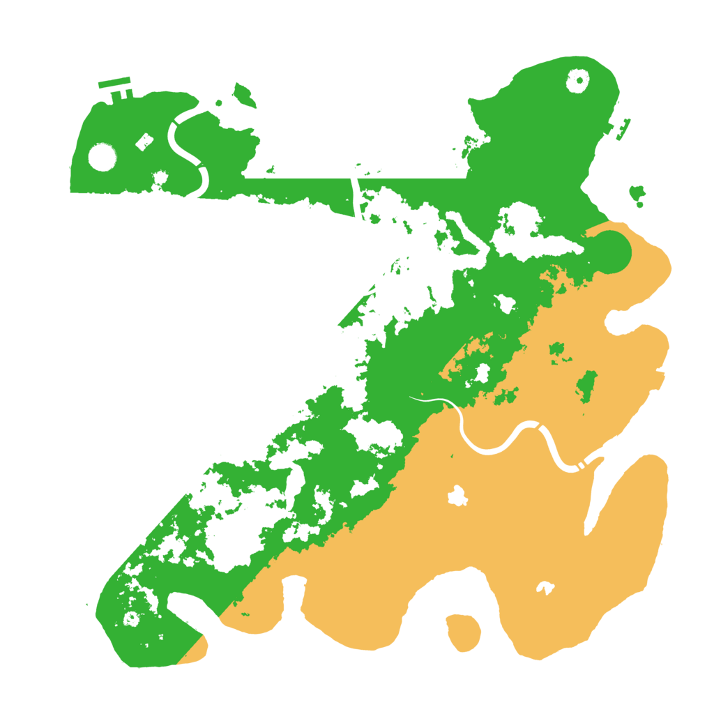 Biome Rust Map: Procedural Map, Size: 4500, Seed: 548078689