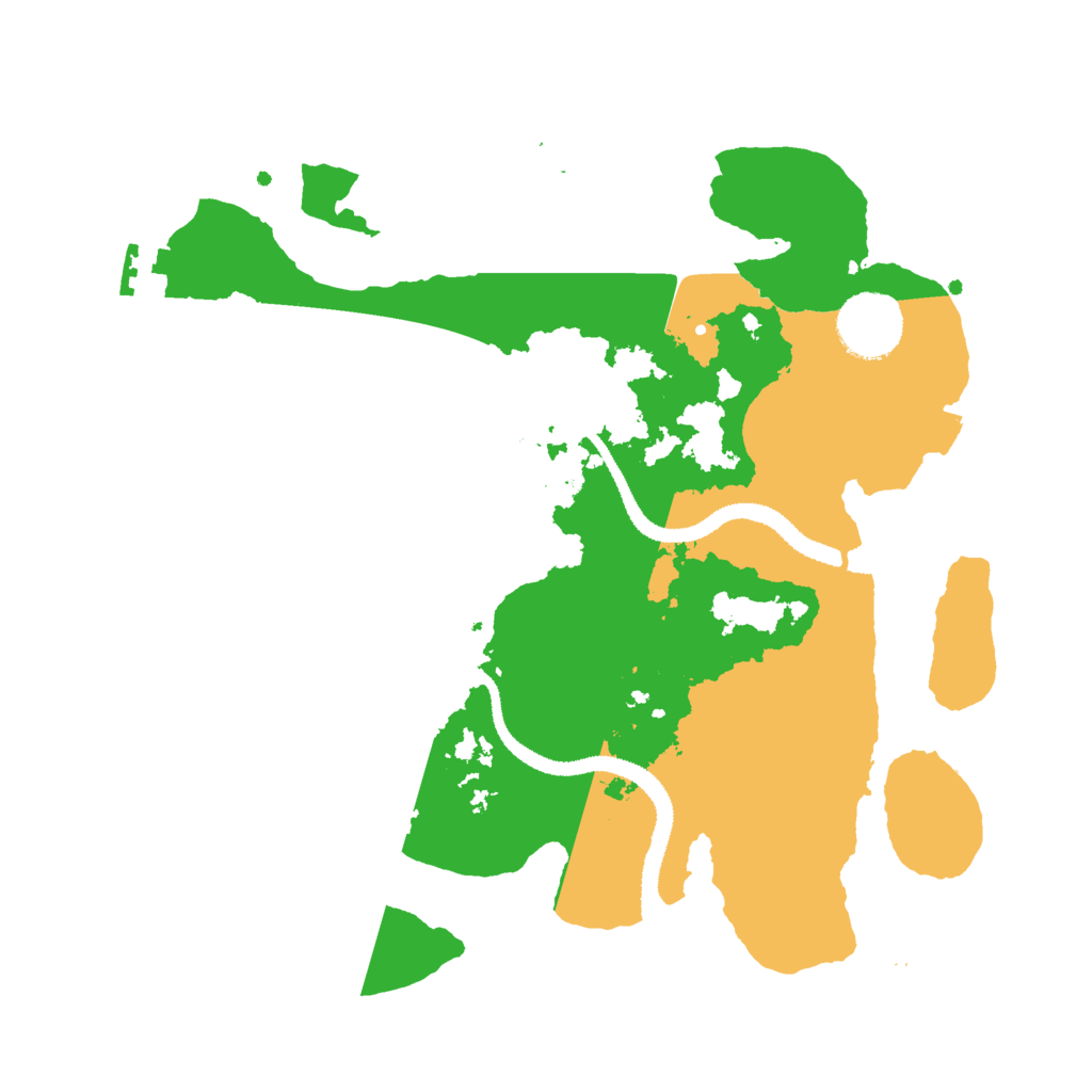 Biome Rust Map: Procedural Map, Size: 3000, Seed: 1659394997