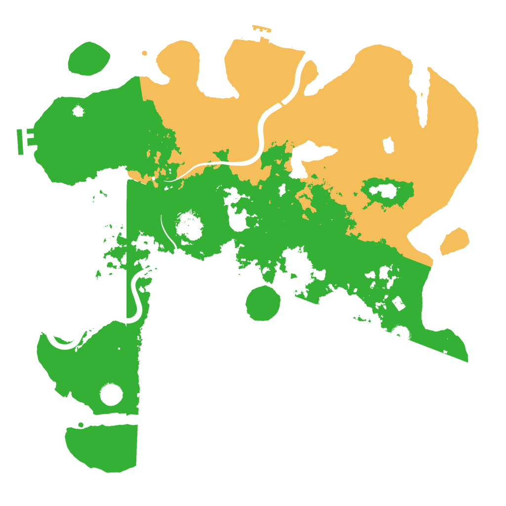 Biome Rust Map: Procedural Map, Size: 4000, Seed: 78654