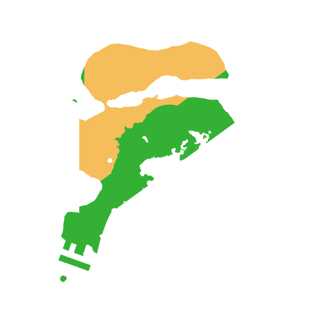 Biome Rust Map: Procedural Map, Size: 2000, Seed: 67521