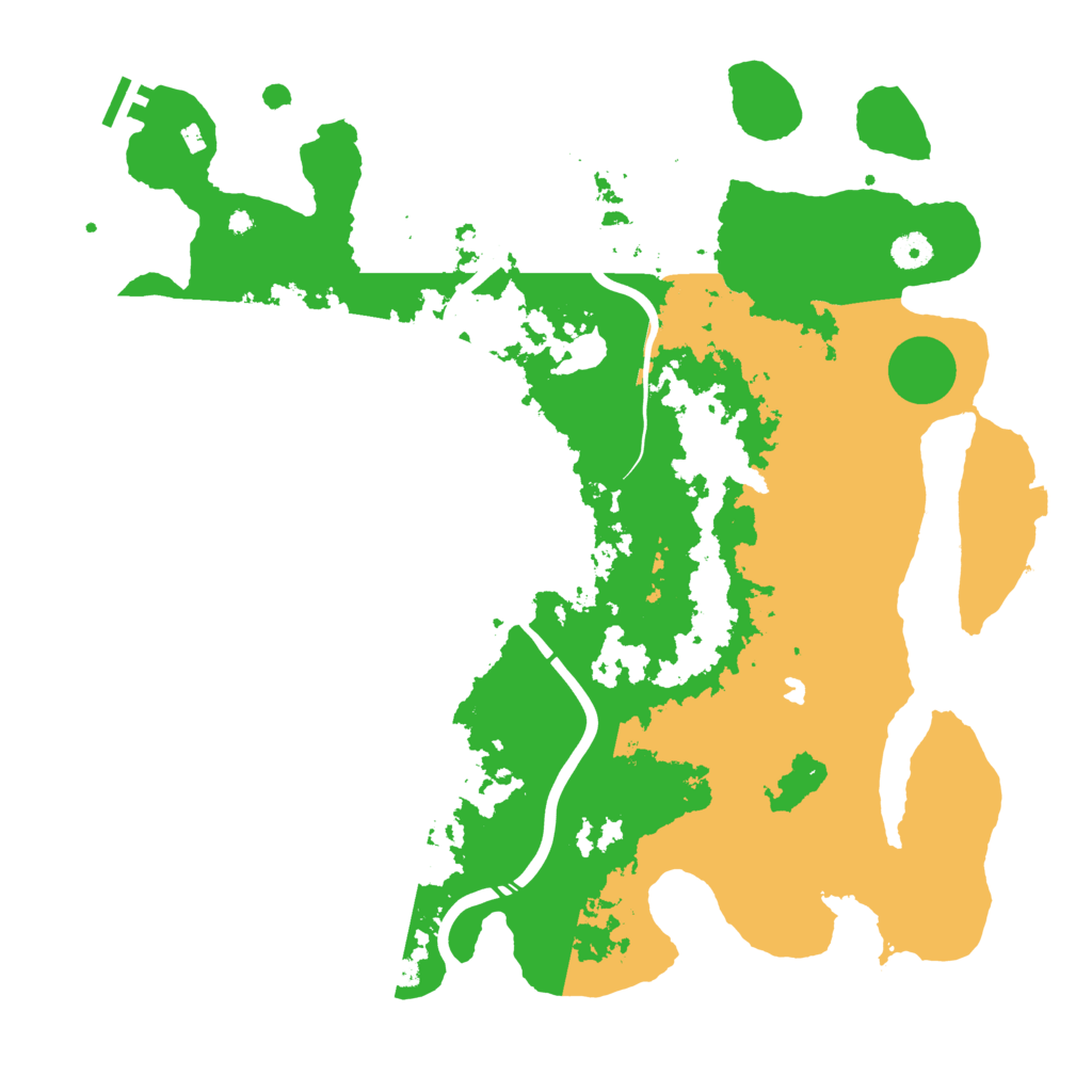 Biome Rust Map: Procedural Map, Size: 4250, Seed: 558834479