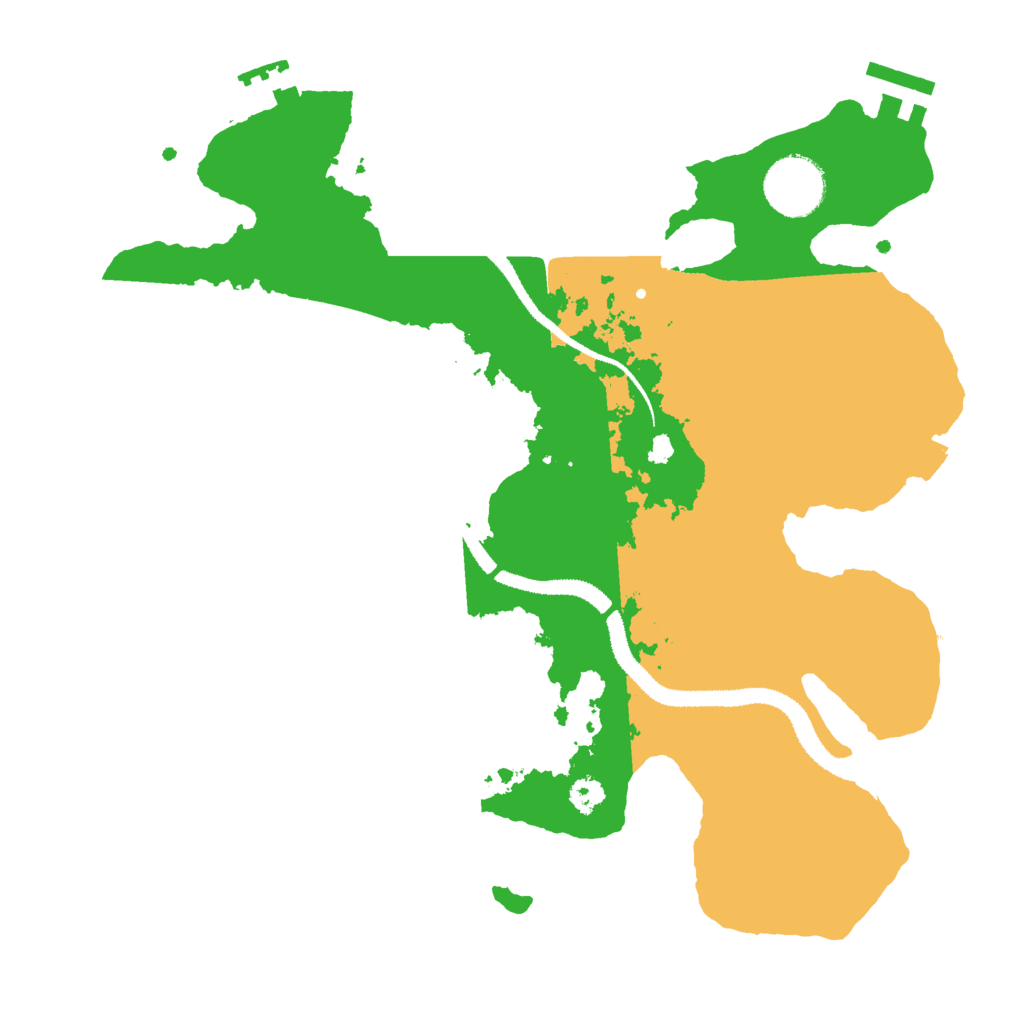 Biome Rust Map: Procedural Map, Size: 3000, Seed: 11500