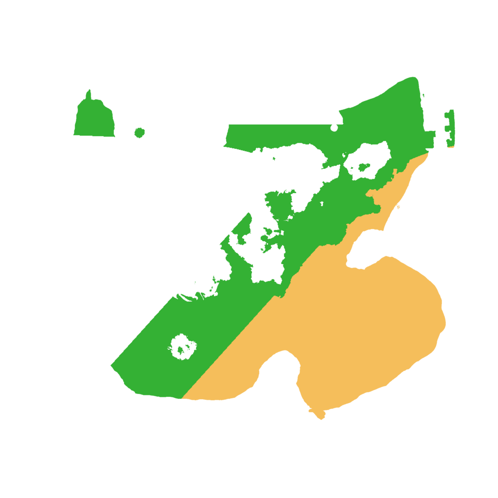 Biome Rust Map: Procedural Map, Size: 2000, Seed: 823009353