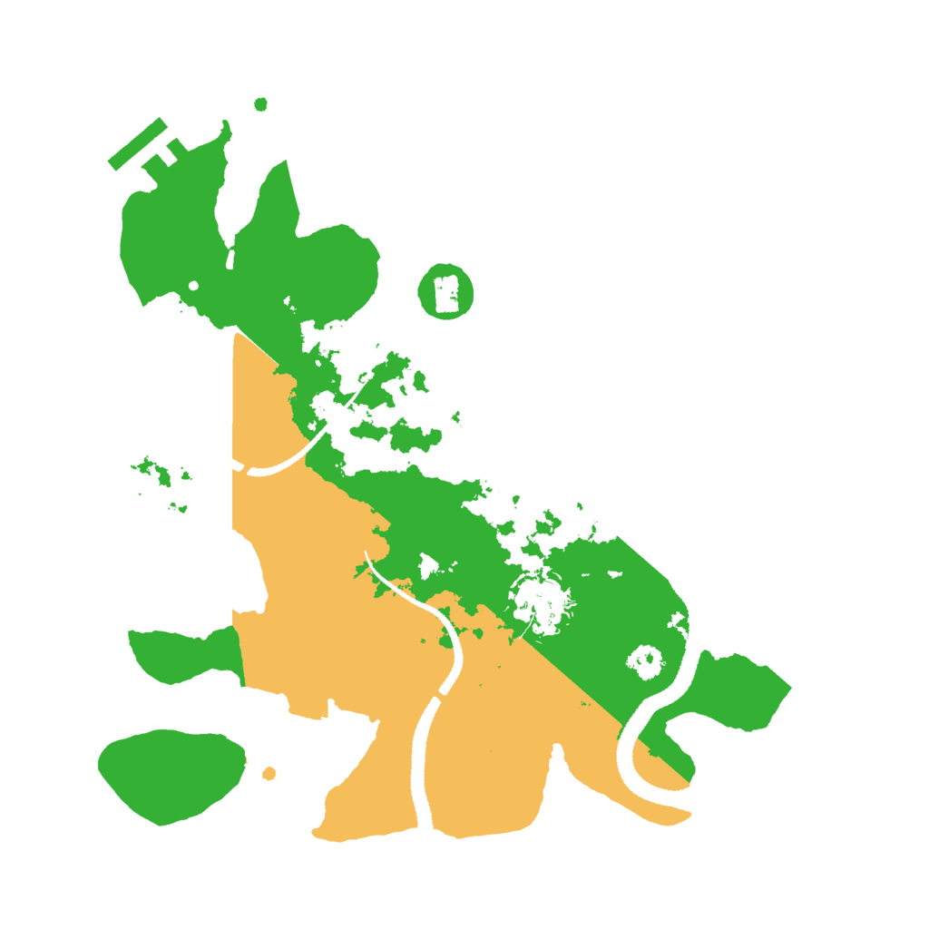 Biome Rust Map: Procedural Map, Size: 2750, Seed: 483607415