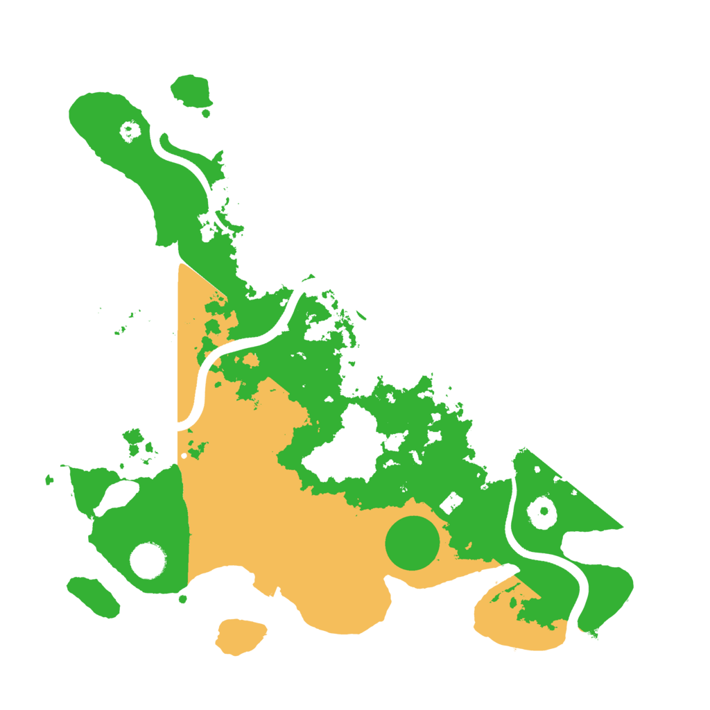 Biome Rust Map: Procedural Map, Size: 3500, Seed: 56513000