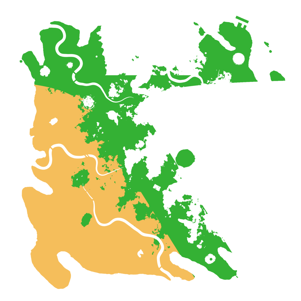 Biome Rust Map: Procedural Map, Size: 4500, Seed: 3563457
