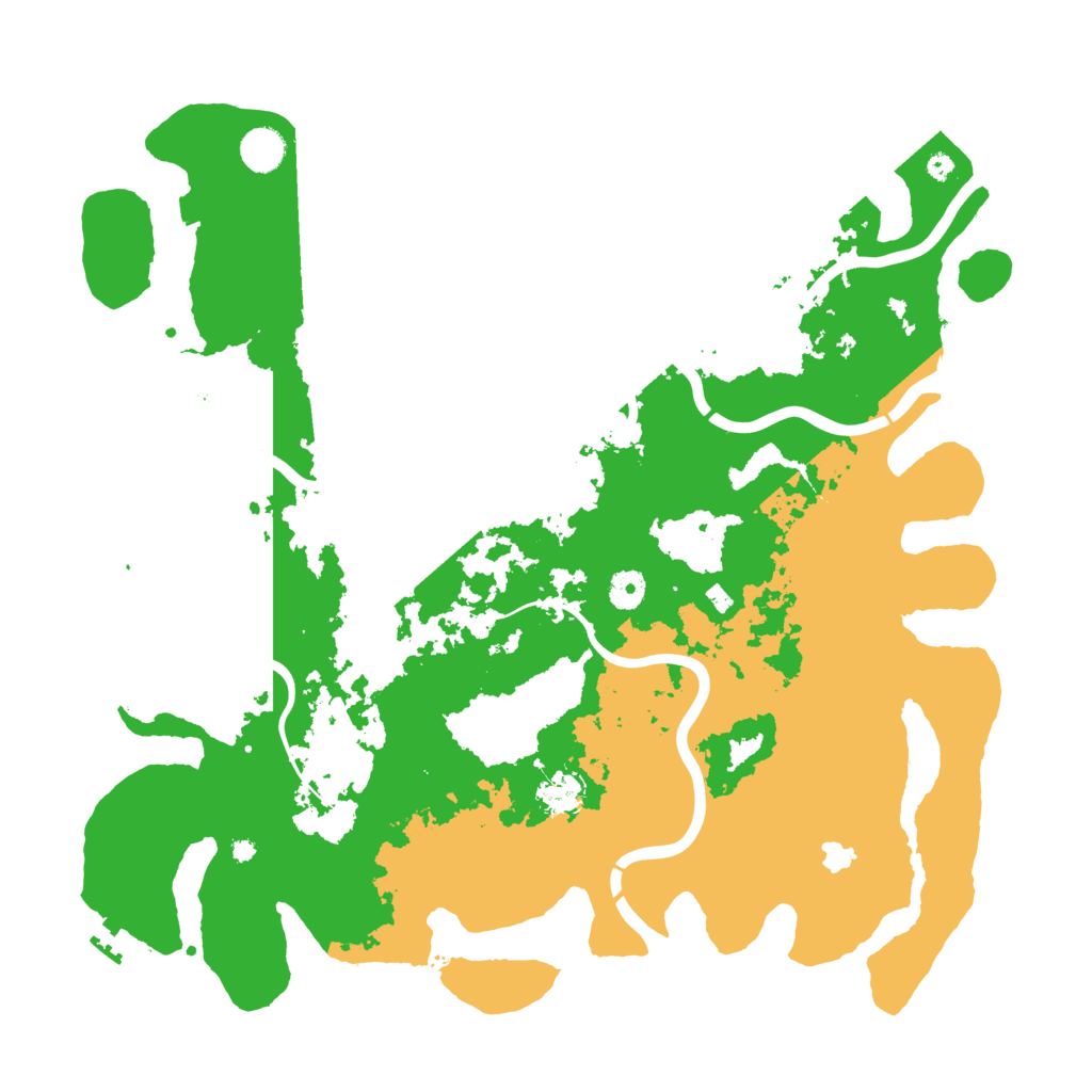 Biome Rust Map: Procedural Map, Size: 4300, Seed: 1187