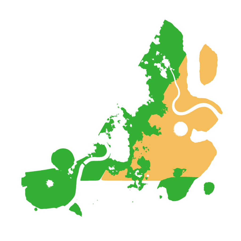 Biome Rust Map: Procedural Map, Size: 3000, Seed: 991116037