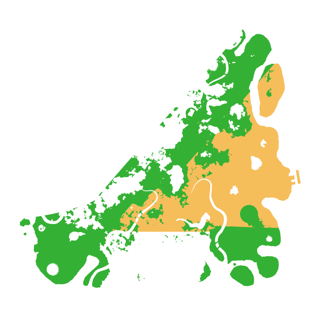 Biome Rust Map: Procedural Map, Size: 4550, Seed: 2665412