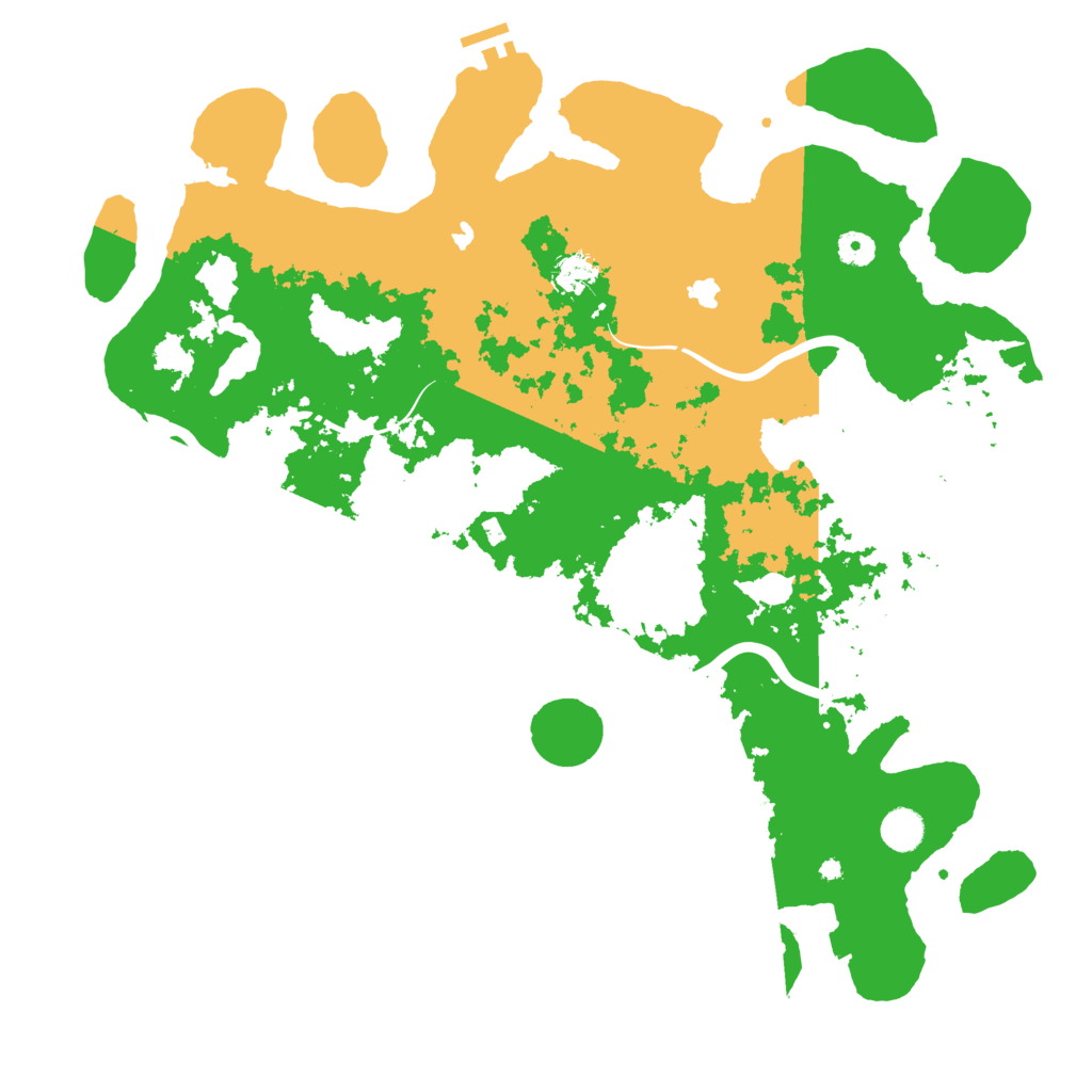 Biome Rust Map: Procedural Map, Size: 4500, Seed: 6024962