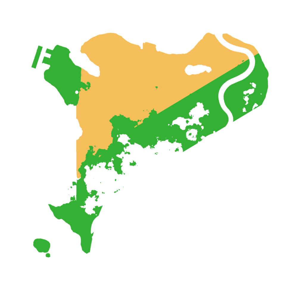 Biome Rust Map: Procedural Map, Size: 2700, Seed: 1764158483