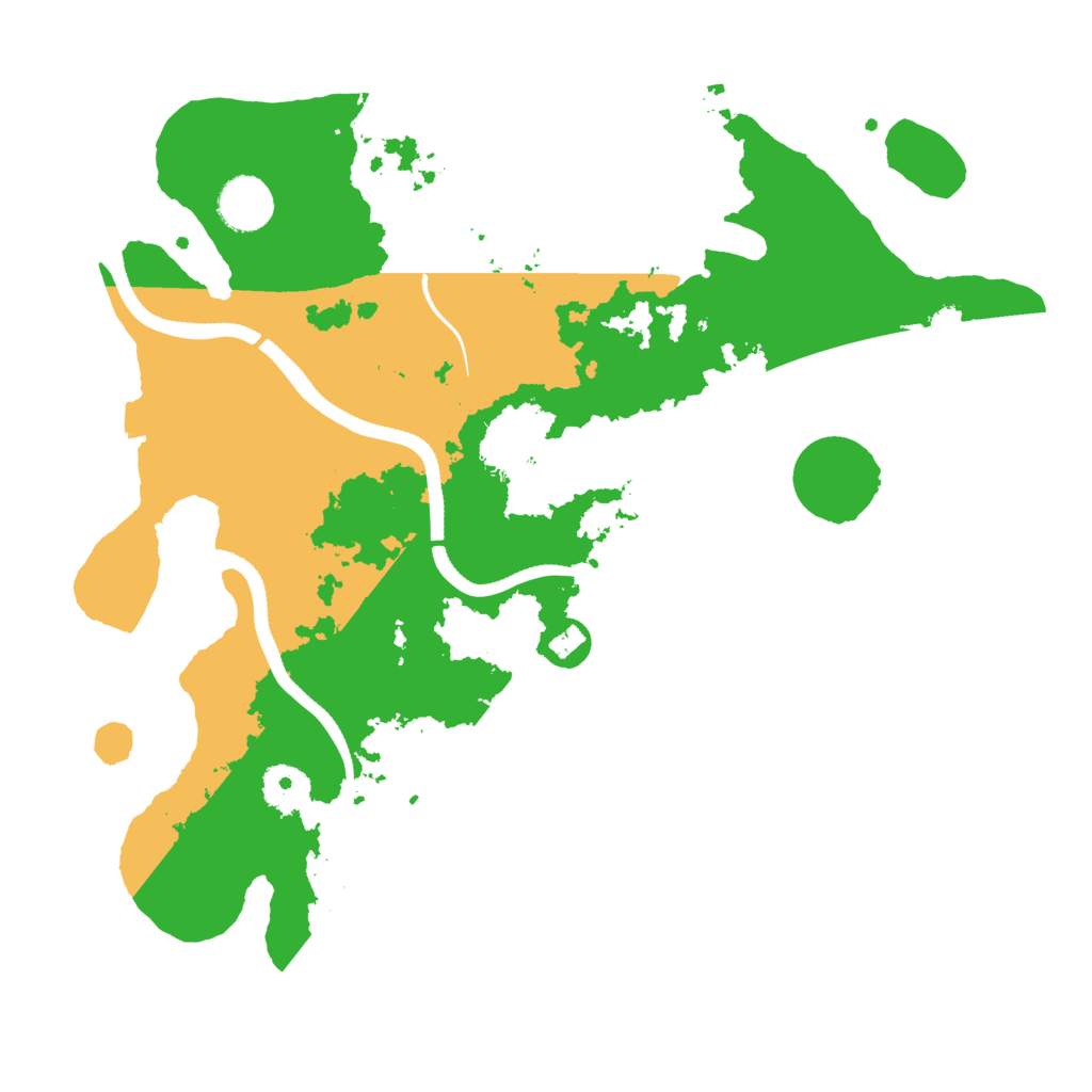 Biome Rust Map: Procedural Map, Size: 3500, Seed: 81723612