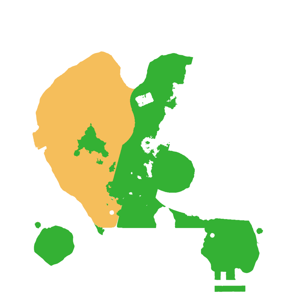 Biome Rust Map: Procedural Map, Size: 2000, Seed: 1232864334