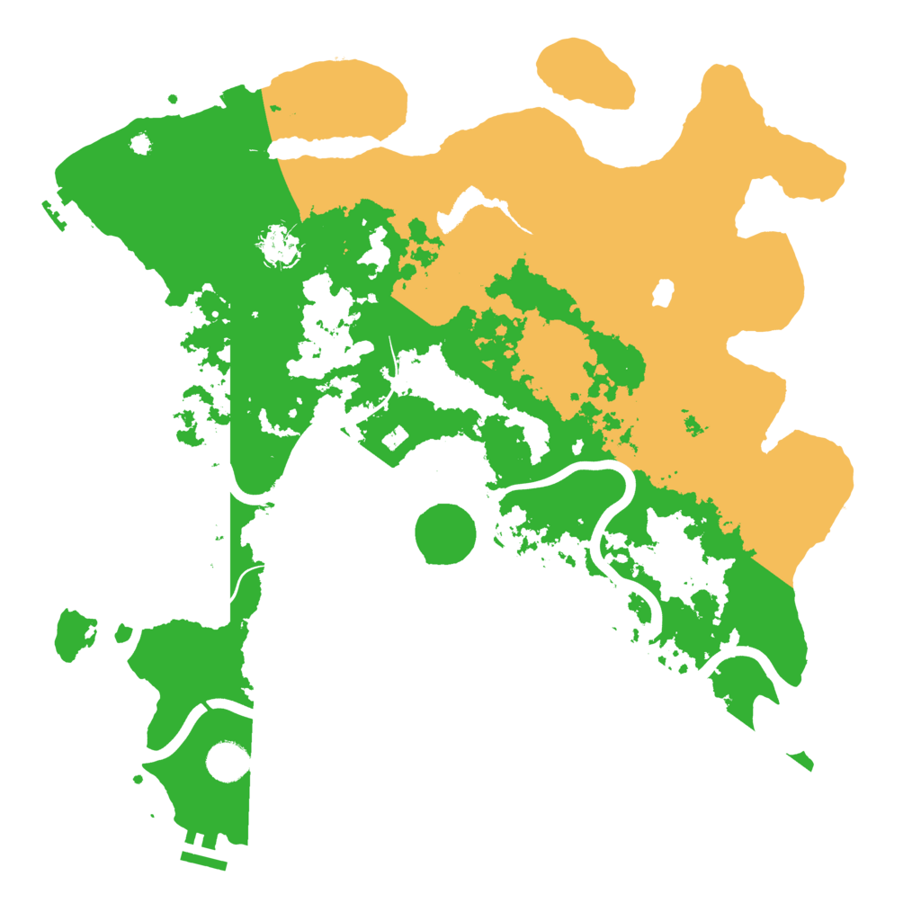 Biome Rust Map: Procedural Map, Size: 4000, Seed: 1595505865