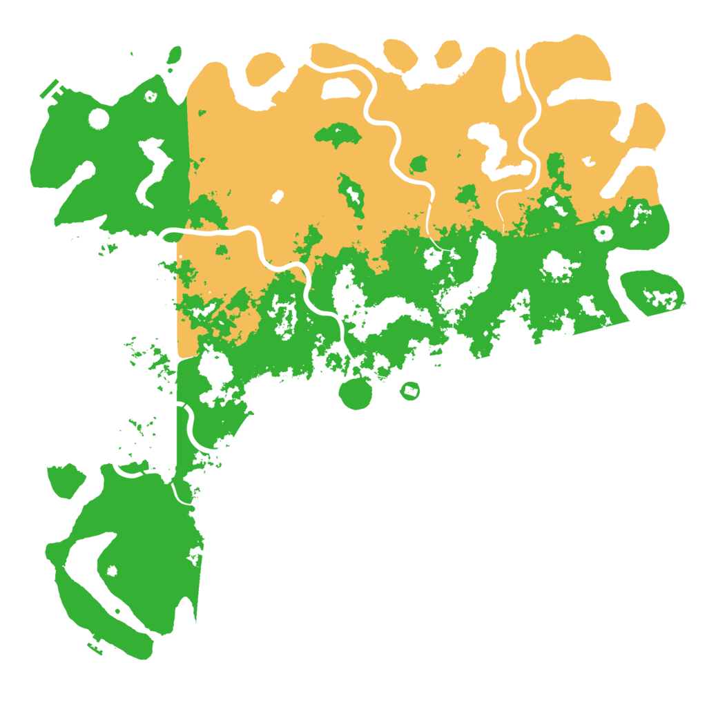 Biome Rust Map: Procedural Map, Size: 6000, Seed: 1945901402