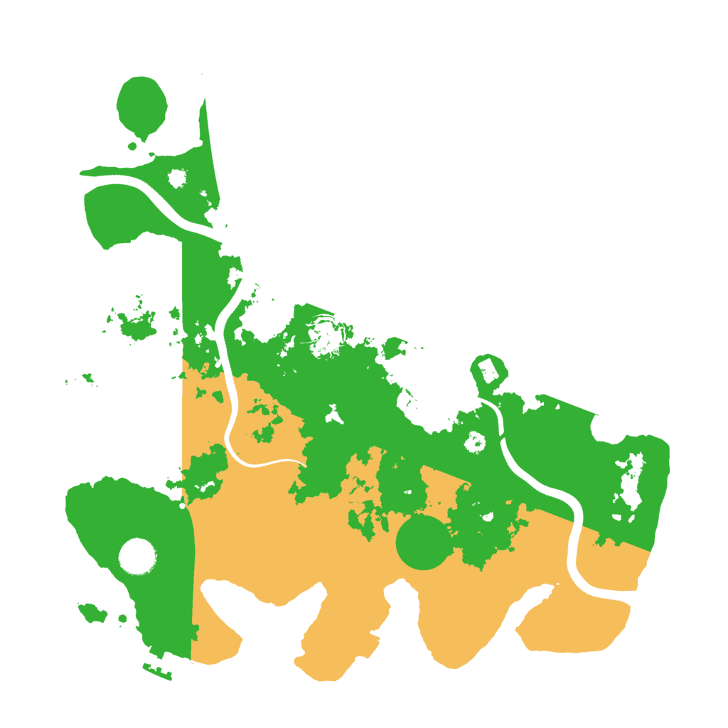 Biome Rust Map: Procedural Map, Size: 3500, Seed: 56513004