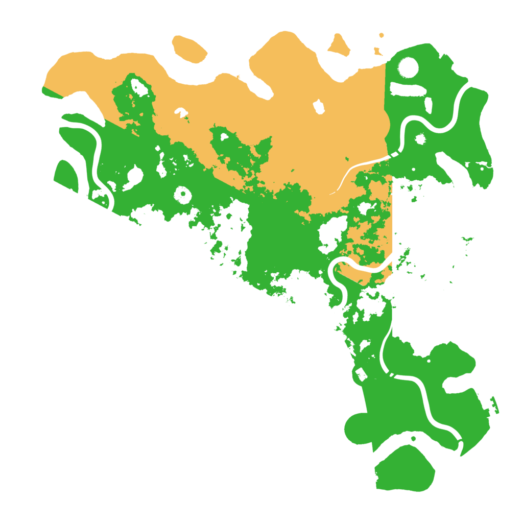 Biome Rust Map: Procedural Map, Size: 4500, Seed: 1586544948