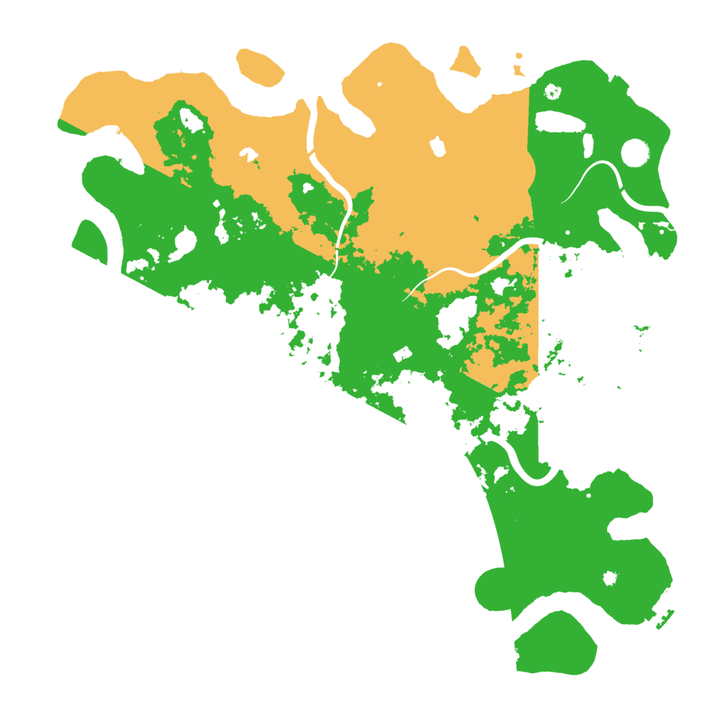 Biome Rust Map: Procedural Map, Size: 4500, Seed: 1586544948