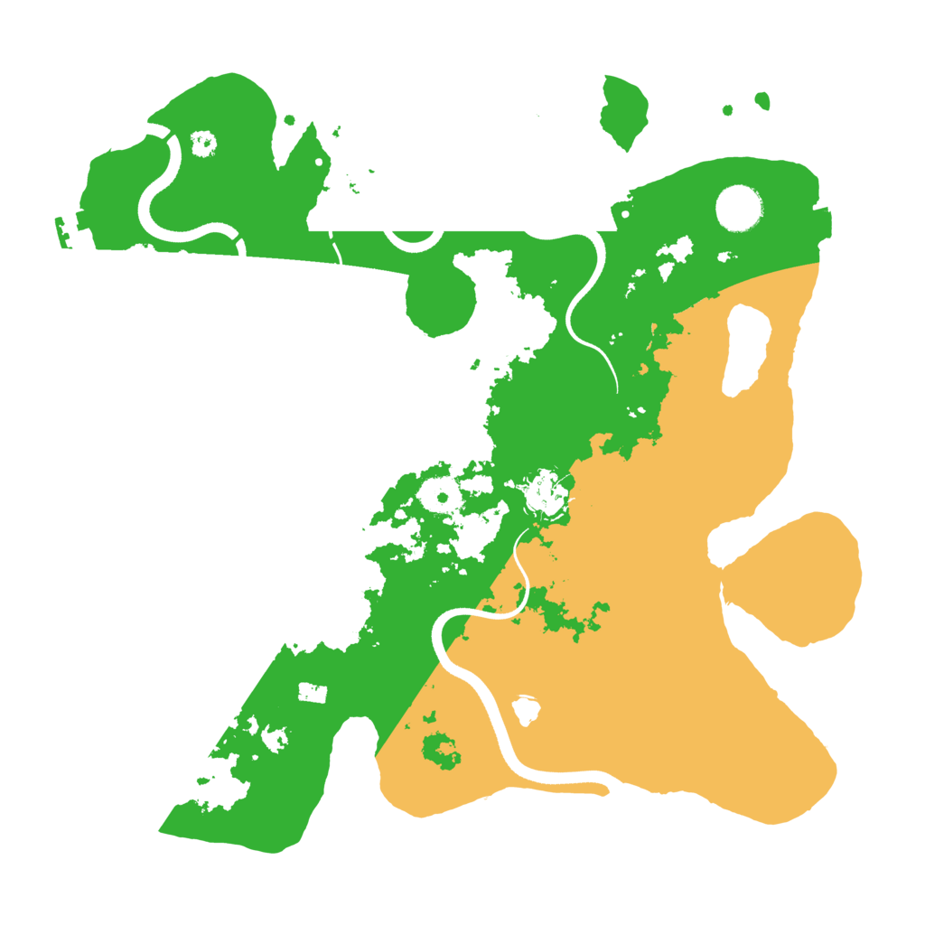 Biome Rust Map: Procedural Map, Size: 3500, Seed: 1010121561