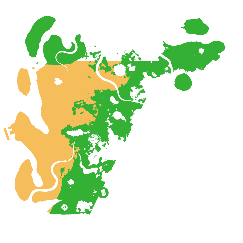 Biome Rust Map: Procedural Map, Size: 4000, Seed: 19115636