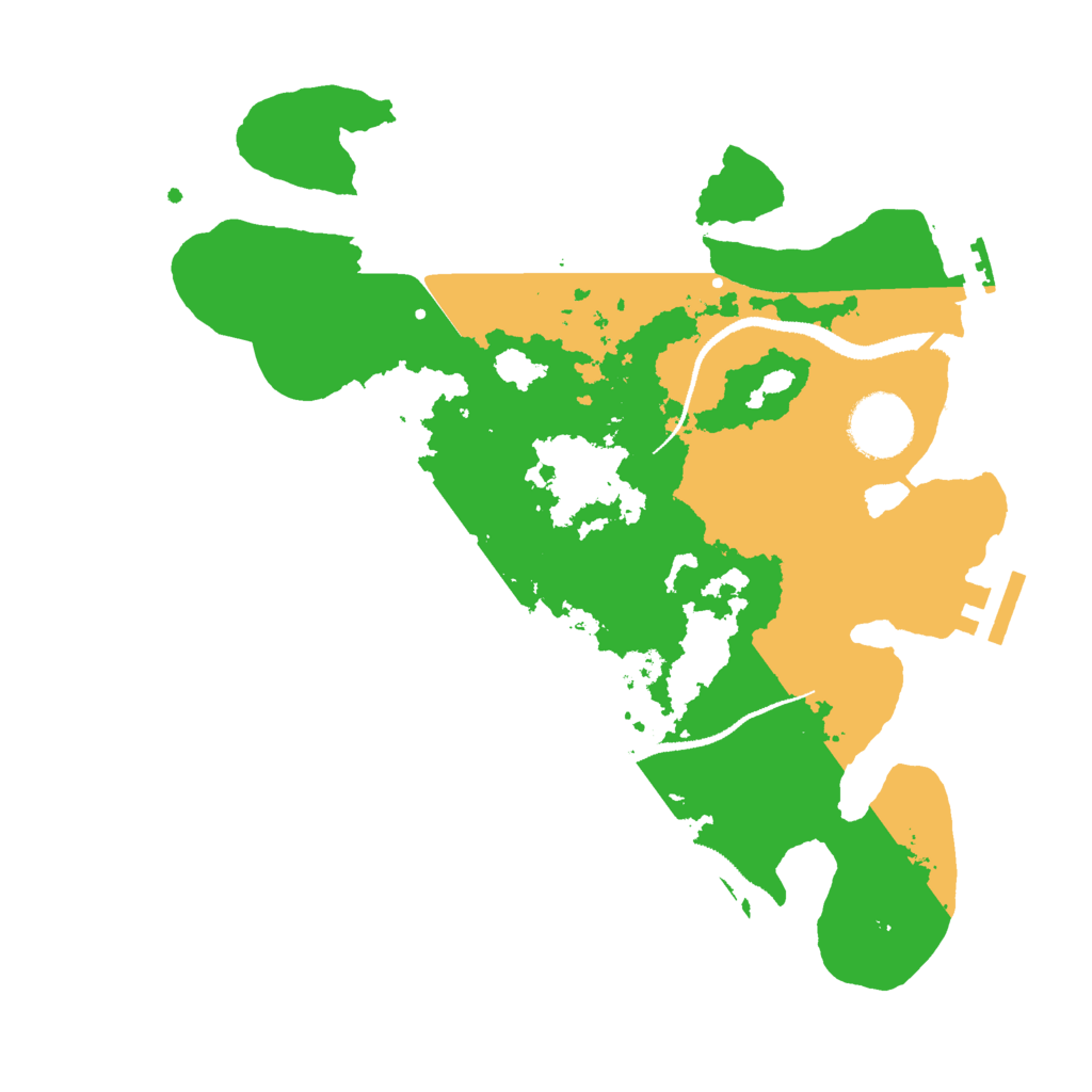 Biome Rust Map: Procedural Map, Size: 2969, Seed: 6969