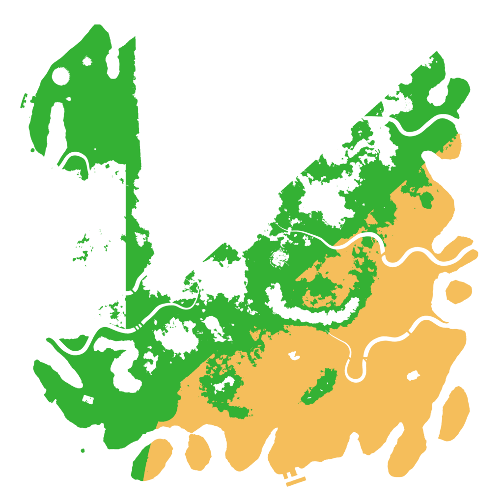 Biome Rust Map: Procedural Map, Size: 5000, Seed: 308670667
