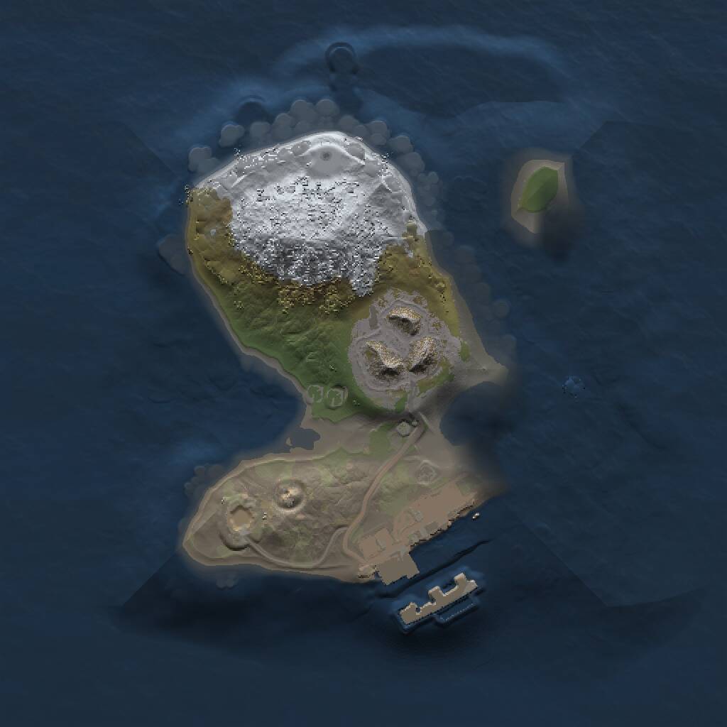 Rust Map: Procedural Map, Size: 1367, Seed: 11, 3 Monuments