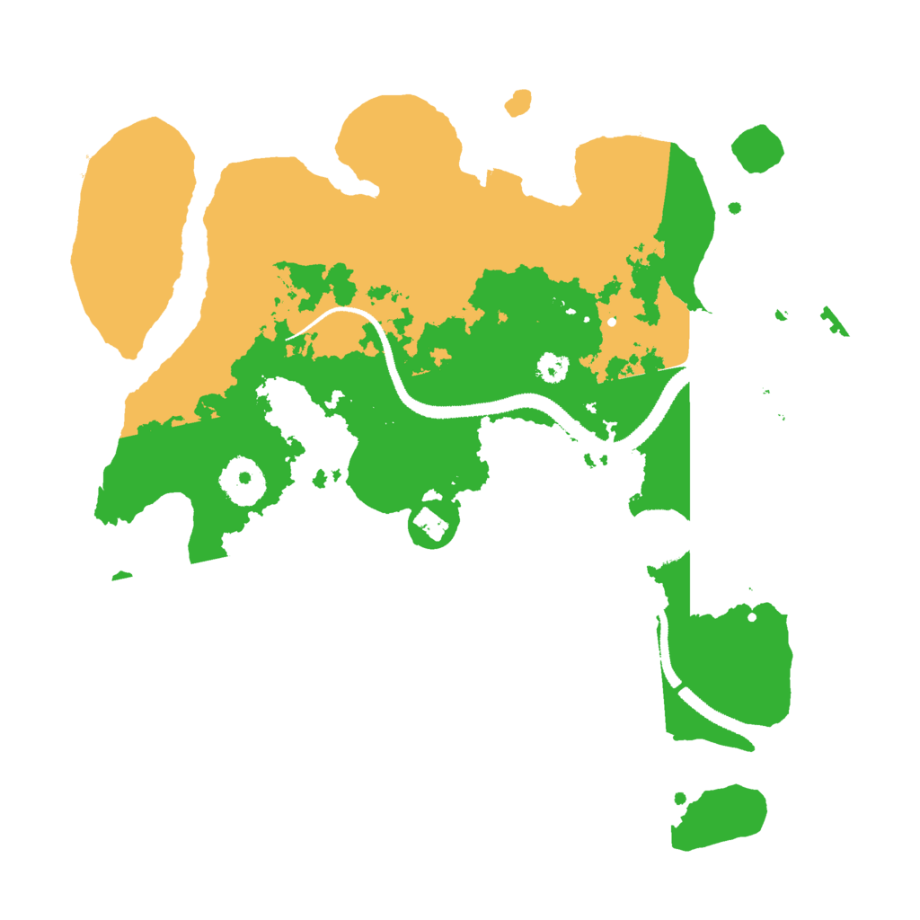 Biome Rust Map: Procedural Map, Size: 3000, Seed: 681049838