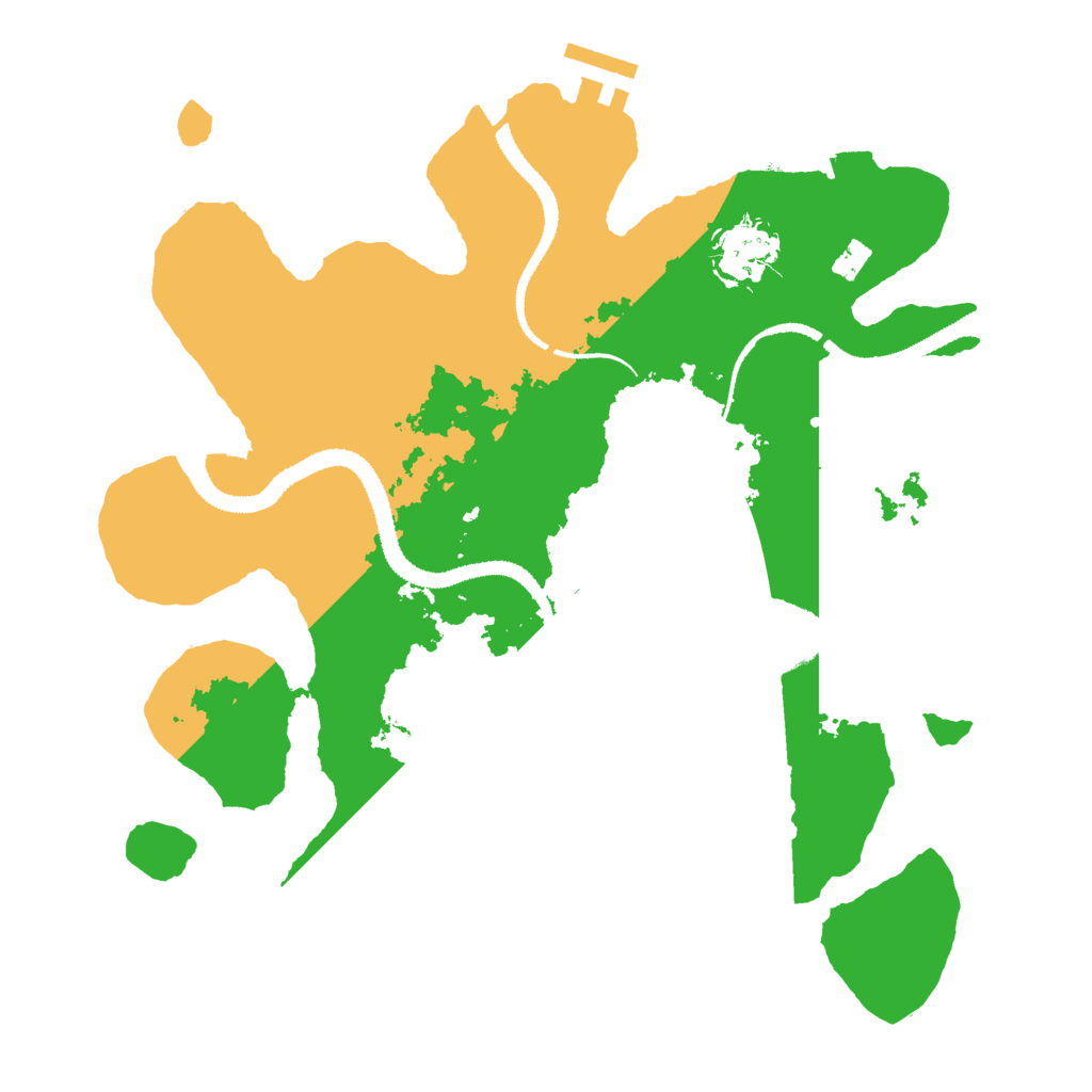 Biome Rust Map: Procedural Map, Size: 3000, Seed: 236227269