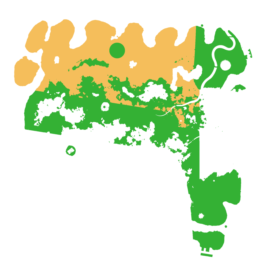 Biome Rust Map: Procedural Map, Size: 4500, Seed: 335637063