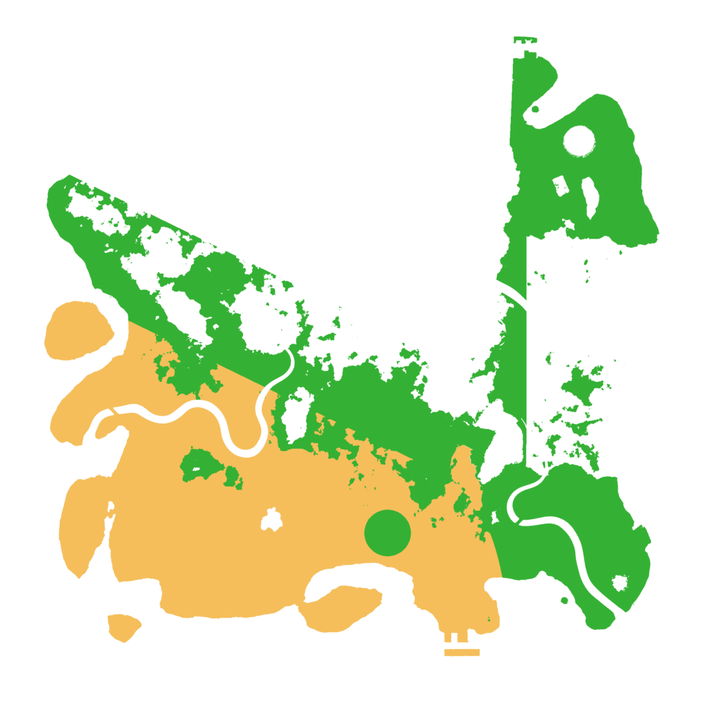 Biome Rust Map: Procedural Map, Size: 4000, Seed: 758439252