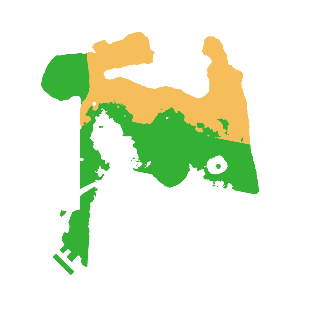 Biome Rust Map: Procedural Map, Size: 2500, Seed: 458745