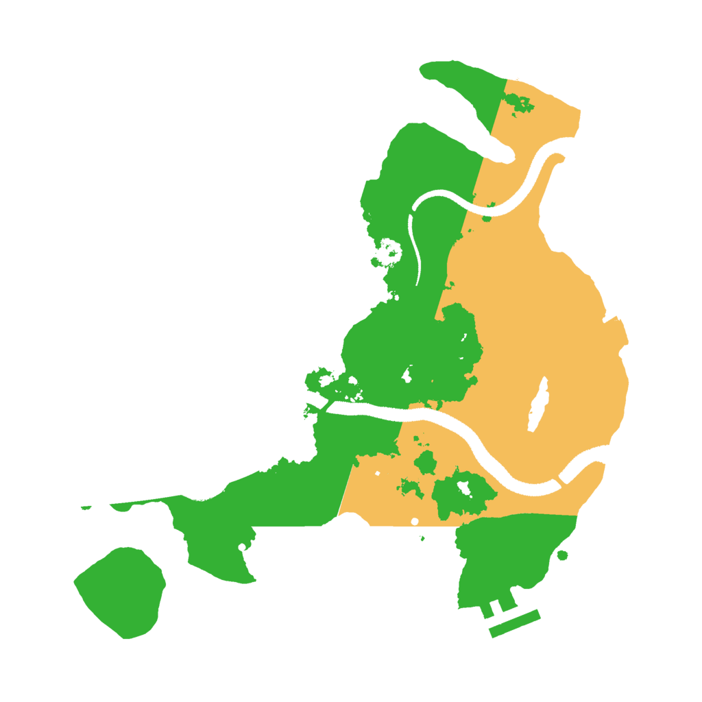 Biome Rust Map: Procedural Map, Size: 2700, Seed: 1764244915